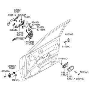 Sonata New Other <b>Car</b> & Truck Parts & <b>Accessories</b> Right 826223K000CH - Product Image 2