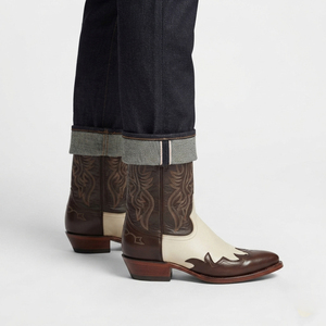 Custom Design Men Leather Western <b>Boots</b> Men Premium Quality Leather Cowboy <b>Boot</b> Men Fashionable Genuine Leather Cowboy <b>Boots</b> - Product Image 1