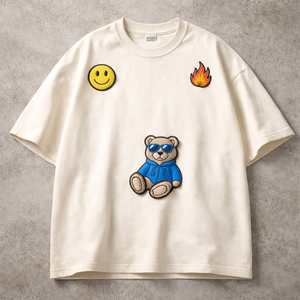 Customized Printed Heavyweight O-Neck Zipper Hoodie Polyester/Cotton <b>Acid</b> Wash Oversized <b>Drop</b> Shoulder Solid High Street - Product Image 1