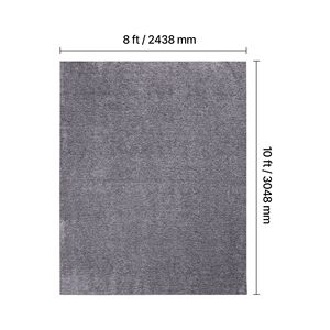 Tappeti in peluche per interni 8 x 10 piedi, spessi e resistenti, a pelo lungo, set ad alta visibilità - Product Image 2