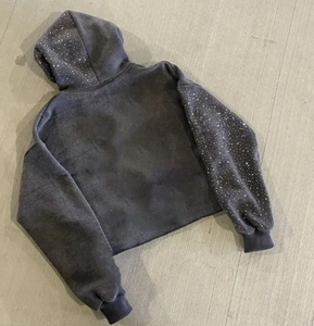 Sudadera con Capucha al por Mayor OEM, Tallas Grandes, con Pedrería, Sudaderas y Hoodies de Alta Calidad para Hombre - Product Image 3