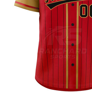 Camiseta de Béisbol para Hombre, Ropa Deportiva de Equipo, Malla de Secado Rápido, Transpirable, para Juegos al Aire Libre, Personalizable - Product Image 3