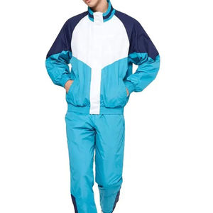 ชุดวอร์มผู้ชายแบบกำหนดเอง เสื้อแจ็คเก็ตกันลม ชุดเซ็ต 2 ชิ้น ผ้าไนลอน โพลีเอสเตอร์ ชุดกีฬาแบบมีซิป ชุดวอร์มกันลมสำหรับผู้ชาย - Product Image 1