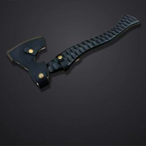 Hacha Vikinga Industrial Forjada a Mano, Hoja de Acero D2, Mango de Madera, Funda de Cuero, Personalizable, para Campismo al Aire Libre, Tarj Enterprises - Product Image 4