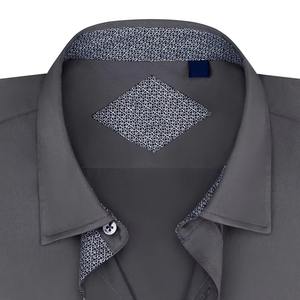 Chemise à manches longues boutonnée pour hommes, chemise légère à manches longues pour hommes, chemise à manches longues en tissu doux pour hommes, chemise à manches longues pour hommes - Product Image 5