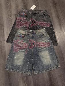 Pantalones Cortos de Mezclilla Retro para Hombre, de Cintura Media, Transpirables, de Secado Rápido, Estilo Urbano, Personalizados, del Fabricante - Product Image 2