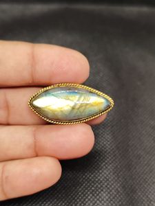 Piedra Preciosa de Labradorita con Ranuras de Cobre, Nueva Llegada, Cristal Curativo Increíble, Cabujón a Granel para Fabricación de Cadenas - Product Image 2