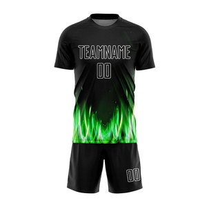 Nuova Collezione di Maglie da <span class=keywords><strong>Calcio</strong></span> Traspiranti ed Ecologiche in 100% Poliestere, Manica Corta, Personalizzabili con Logo per Squadre - Product Image 2