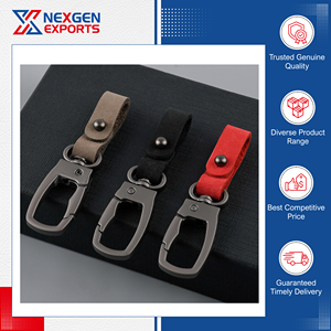 Indian Manufacturer High Quality Luxury Eco-Friendly PU <b>Leather</b> <b>Key</b> <b>Chain</b> Customizable Bulk Buyers Minimal Market Price - Product Image 2