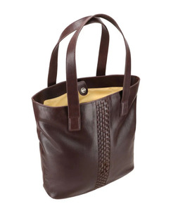 Sac fourre-tout à bandoulière en cuir véritable marron pour femme 2026, grande capacité, simple, haute qualité, personnalisable OEM, sacs à main décontractés, logo personnalisé - Product Image 2