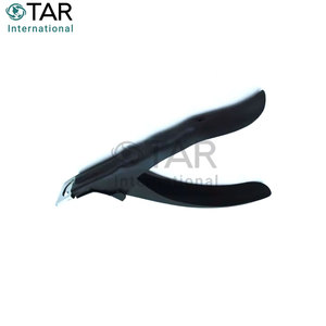 Coupe-ongles professionnel de qualité pour manucure et pédicure, couleur noire, pour faux ongles en acrylique, instrument de podologie - Product Image 2
