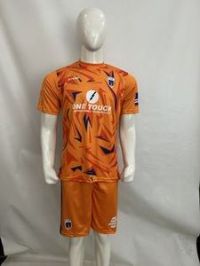 ชุดยูนิฟอร์มฟุตบอลแบบกำหนดเอง เสื้อและกางเกงขาสั้นระบายอากาศ แห้งเร็ว ชุดทีมมืออาชีพ คุณภาพสูง ผลิตจากโรงงานชุดกีฬา - Product Image 6