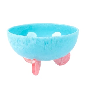 Fabricante de cuencos para servir comida de artículos de cocina de forma redonda de resina Diseño estándar Nuevo estilo Venta superior Cuencos para comida de artículos de cocina - Product Image 1