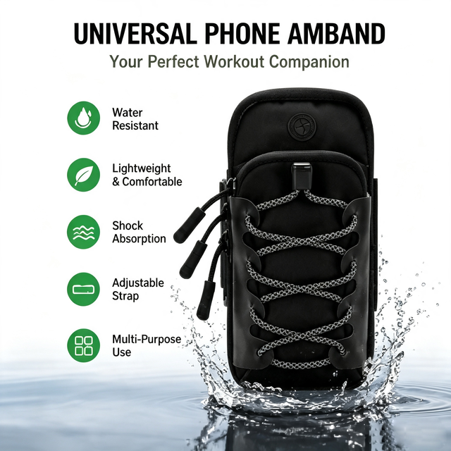 Waterproof Running Phone Armband Sports Arm Bag Adjustable Mobile Phone Holder for Gym Fitness Cycling OEM Wholesale
