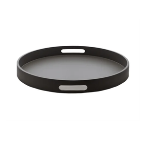 Wholesale Matt Lacquer <b>Round</b> <b>Serving</b> <b>Tray</b> Luxury with Handles Coffee Table <b>Tray</b> for Ottoman from Vietnam - Product Image 3