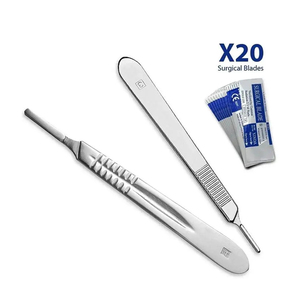 Kit d'instruments chirurgicaux de base de haute qualité pour ponts osseux, 10 pièces, tout en acier inoxydable, certifié CE, réutilisable, manuel - Product Image 5