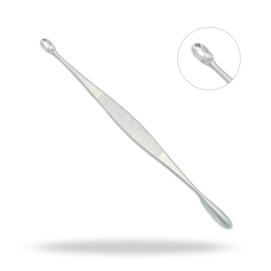 Cureta Volkman de 6.5 Pulgadas (16.5 cm), Instrumento Quirúrgico Ortopédico para Desbridamiento Óseo y Curetaje de Tejidos - Product Image 1