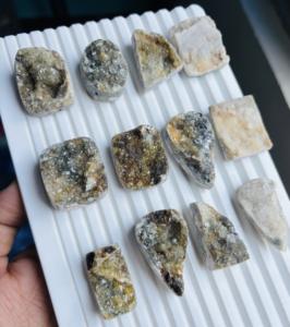 Decoraciones Navideñas de Alta Calidad, Cristal Druzy Oceánico, Piedra de <span class=keywords><strong>Jaspe</strong></span>, Piedras de <span class=keywords><strong>Jaspe</strong></span> Naturales de la Mejor Calidad, Excelentes para Joyería - Product Image 2