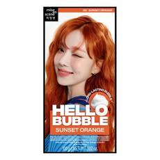 Tinte para el Cabello Hello Bubble de Mise En Scene, Color Naranja Atardecer, 1 Unidad, Producto Semipermanente con Descuento - Product Image 1