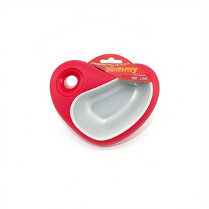 Ciotola per animali Yommy 28cm a forma di cuore rosso per cani e gatti - Product Image 1