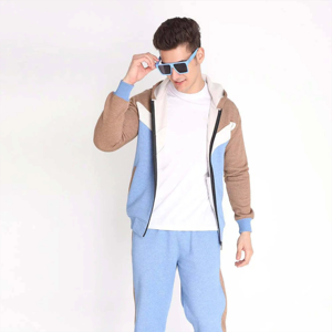 Ensemble de sport décontracté pour homme, coupe ajustée, imprimé délavé à l'acide, avec sweat à capuche, nouvelle collection automne-hiver, style tendance - Product Image 2