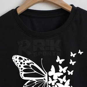 เสื้อครอปผู้หญิง ผ้าเนื้อนุ่ม เสื้อครอปสั้น สวมใส่สบาย ใส่ได้ทุกวัน สไตล์เรียบง่าย เสื้อครอปผู้หญิง น้ำหนักเบา - Product Image 3