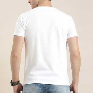 Service OEM, t-shirts à col rond pour hommes imprimés par sublimation personnalisée, t-shirt en coton épais et lourd avec sublimation intégrale pour hommes - Product Image 2