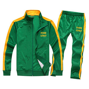 Survêtement d'entraînement personnalisé OEM 2025 pour homme, respirant, 100 % polyester, col montant, demi-fermeture éclair, manches longues - Product Image 1