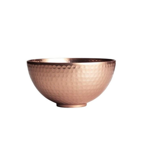 Bol de spa en cuivre martelé, grand bol pour pédicure et bain de pieds, fait main, résistant à la chaleur, moderne, luxueux, écologique, durable - Product Image 1