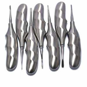 Root Elevator for Dental Professionals Stainless Steel Tooth Extraction Instrument with Ergonomic Handle by Dentavex - Product Image 1