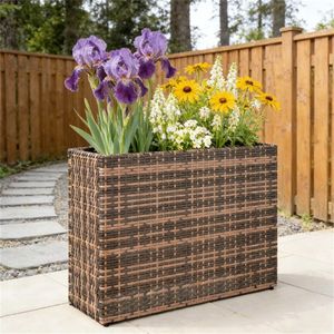Fioriera Rialzata e Vaso per Piante, Letto di Coltivazione Durevole per la Cura della Flora Esterna - Product Image 4