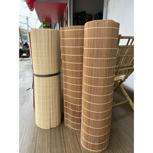Natural Straw Outdoor Umbrella with Granite Base for Patio Park & <b>Window</b> <b>Shade</b>-Macy - Product Image 5