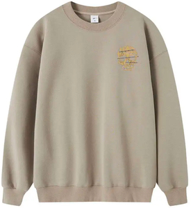 เสื้อสเวตเชิ้ตผู้ชายแบบมินิมอล คอกลม ผ้าฟลีซ สไตล์ลำลอง สตรีทแวร์ ปักโลโก้ พรีเมียม - Product Image 1