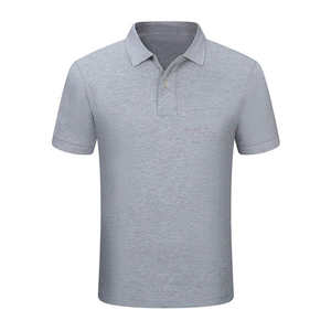 Nueva llegada, camisa de hombre con botones, estilo casual de negocios para oficina, manga corta, camisas tipo polo, camiseta polo. - Product Image 1
