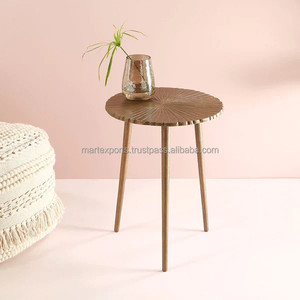 Nueva llegada hecha a mano moderna de lujo de Metal muebles de dormitorio mesa auxiliar creativa superventas mesas de centro para Hotel uso doméstico - Product Image 2