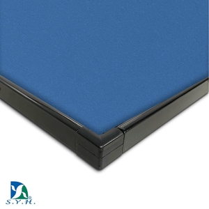 Tablero de Fieltro Azul con Marco de Aluminio para Notas, Fotos y Organización de Oficina - Product Image 3