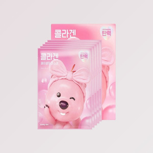 แผ่นมาส์กคอลลาเจน แจนมัง ลูปปี้ รีพลาย มี คอลลาเจน เฟเชียล ฟิต มาส์ก 5 แผ่น แผ่นมาส์กหน้า คอลลาเจน แผ่นมาส์กหน้าจากเกาหลี - Product Image 3
