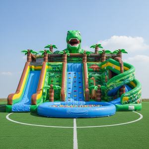 Castillo Inflable de PVC de 0.55mm, Grande, con Tobogán, Colorido, para Parques de Diversiones, Casa de Brinco Segura, Venta al Por Mayor - Product Image 5