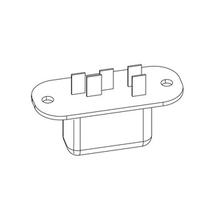 Résistance de moteur de soufflerie ZANGO SJ31007 de remplacement pour tracteur John Deere, pièce de rechange pour le contrôle de la vitesse du ventilateur de chauffage HVAC du tracteur - Product Image 3