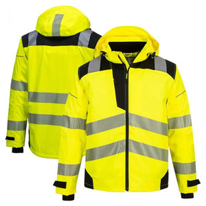Vestes de travail à haute visibilité, réfléchissantes, imperméables, chaudes pour l'hiver, pour la construction, avec fermeture éclair - Product Image 1
