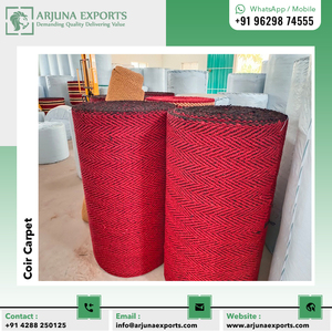 พรมม้วนใยมะพร้าวธรรมชาติดูดซับได้ดีเยี่ยมสำหรับพื้นที่กลางแจ้งในหลาศูนย์นิทรรศการ tractioin เชื่อถือได้สำหรับตลาดสถานที่ - Product Image 2