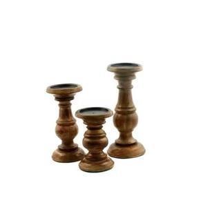 Natural Wood <b>Candle</b> Stand Elegant <b>Candle</b> Holder for Home and Office Decoration Available With Customized Logo - Product Image 6