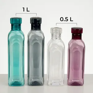 ขวดน้ำพลาสติก PE ปลอดสาร BPA ขนาด 1000 มล. ลายสวยงาม ดีไซน์โดดเด่น เปิดง่าย ปลอดภัยสำหรับอาหาร ยี่ห้อ NDURO รุ่น SS3605 เป็นมิตรต่อสิ่งแวดล้อม - Product Image 2