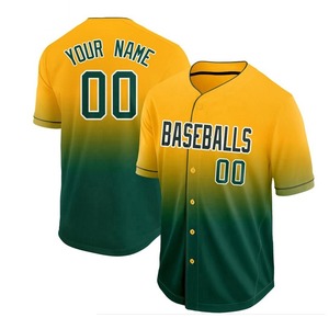Servicios OEM, Diseño Personalizado, Jersey de Béisbol con Estampado Digital, Unisex, Manga Corta, Secado Rápido, Ropa Deportiva Transpirable para Softbol - Product Image 1