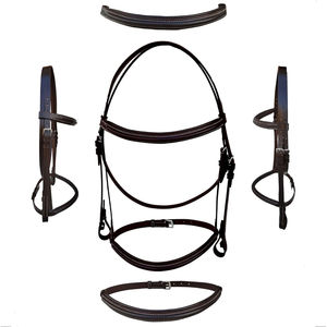 บังเหียนม้าสำหรับมืออาชีพ ทำจากวัสดุ PU คุณภาพสูง ทนทาน พร้อมตัวเลือกปรับแต่งได้ ขายดีสำหรับม้าขี่ม้าและม้าแข่ง - Product Image 5