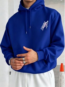Distressed Wash Plus Size Men <b>Gothic</b> Print <b>Hoodie</b> Sweatshirt Long Sleeve Pullover Streetwear Custom Logo OEM ODM - Product Image 4
