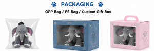 Lindo Peluche de Elefante, Juguete de Peluche Suave, Almohada de Elefante Kawaii, Tela Velboa, Regalo para Bebés y Niños, Logotipo Personalizado OEM Disponible - Product Image 5