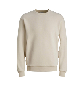 Sudadera de Cuello Redondo para Hombre, Color Sólido, Corte Regular, Tejido de Algodón, Informal, para Otoño - Product Image 1
