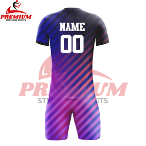 Camisetas de Fútbol Estampadas, Conjunto de Ropa Deportiva de Fútbol Totalmente Sublimada, Uniforme de Fútbol Transpirable de Secado Rápido para Adultos, de Calidad, para Verano - Product Image 2