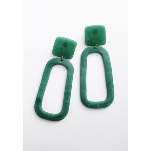 Boucles d'oreilles en résine de créateur haut de gamme, faites à la main, durables, accessoires de mode en cristal - Product Image 2
